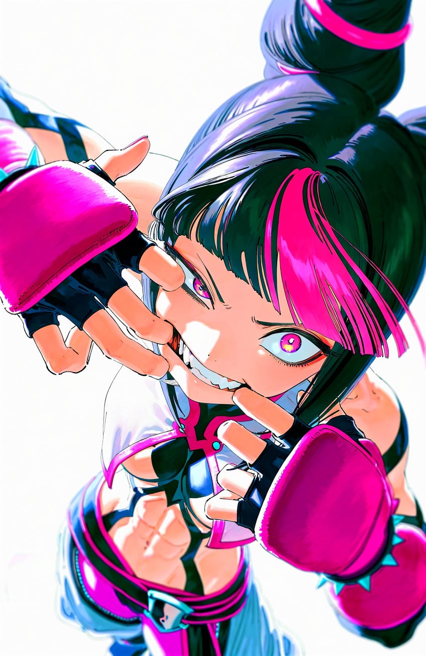 han juri (street fighter and 1 more) drawn by hoshino_akarii