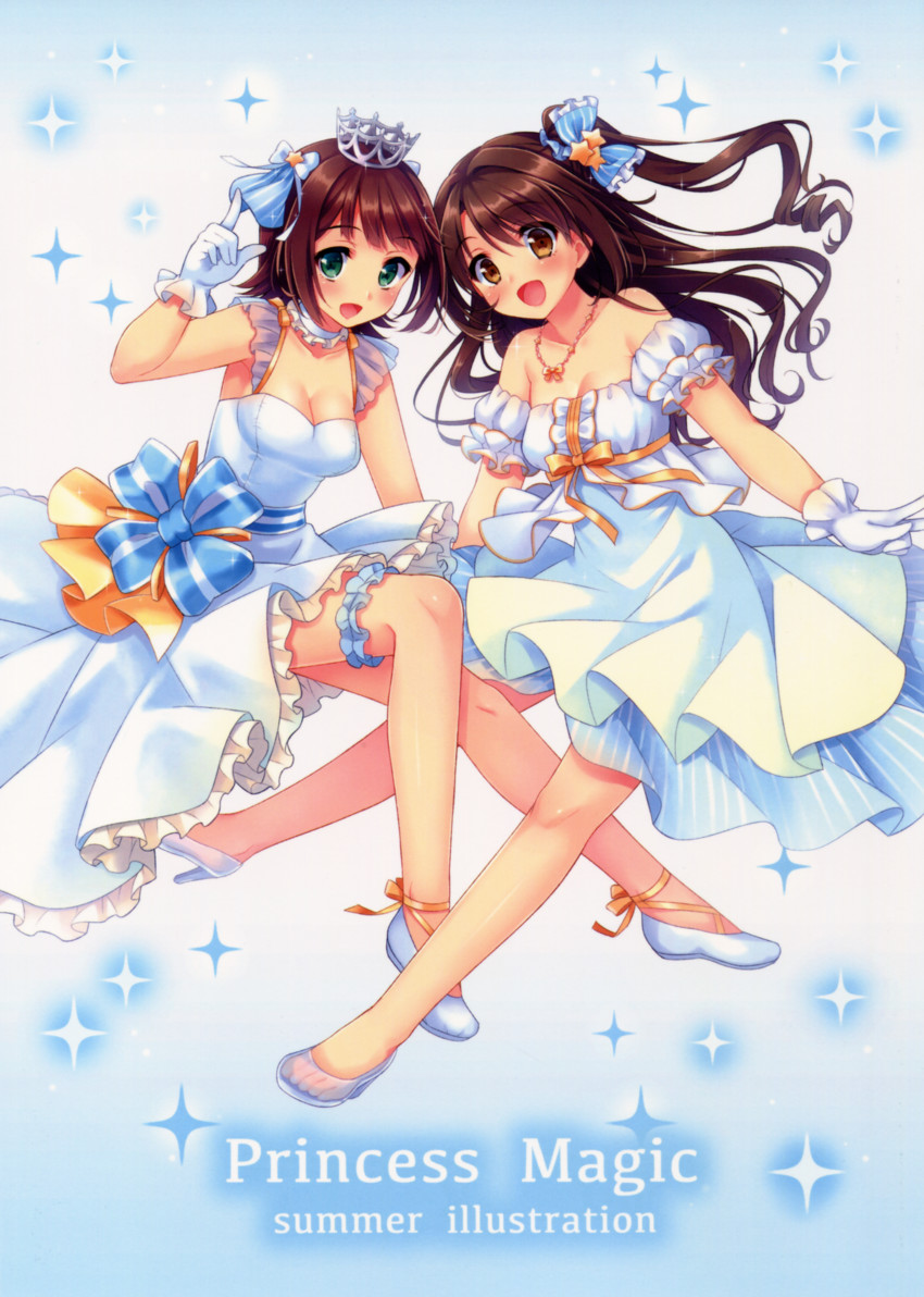 amami haruka and shimamura uzuki (idolmaster and 1 more) drawn by courreges_ace