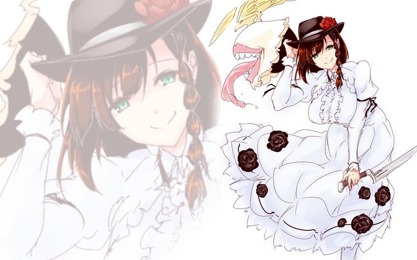charlotte corday (fate and 1 more) drawn by dandara_(karakure)