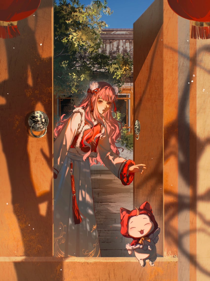 nikki and momo (nikki and 1 more) drawn by yaqing_(xhs_9863411327)