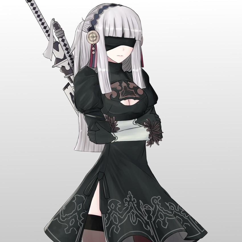 2b and rhajat (fire emblem and 3 more) drawn by cryopon