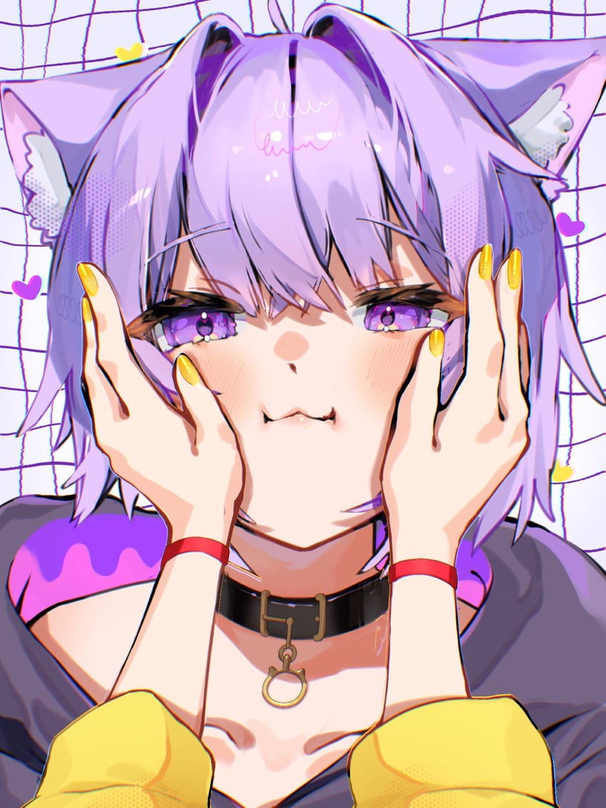 nekomata okayu and inugami korone (hololive) drawn by wakowd