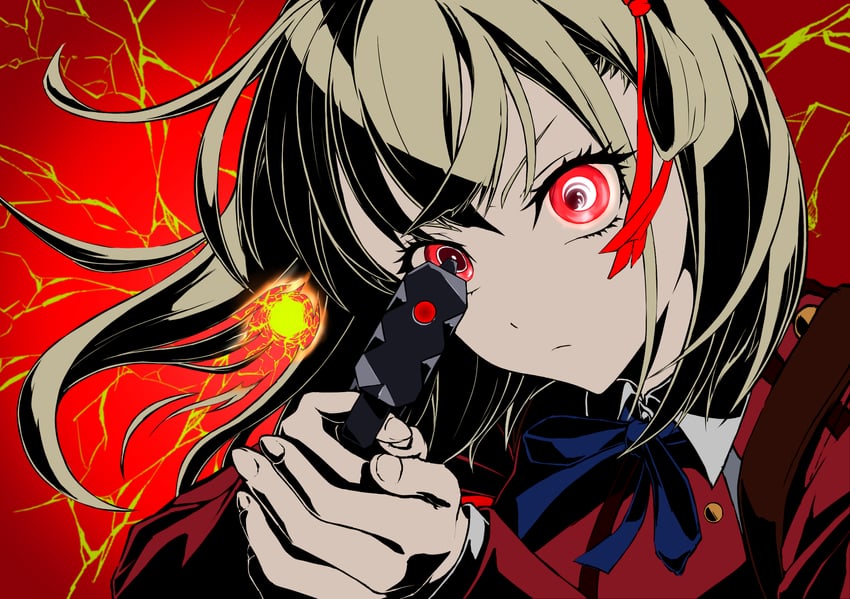 nishikigi chisato (lycoris recoil) drawn by sayu_mypace