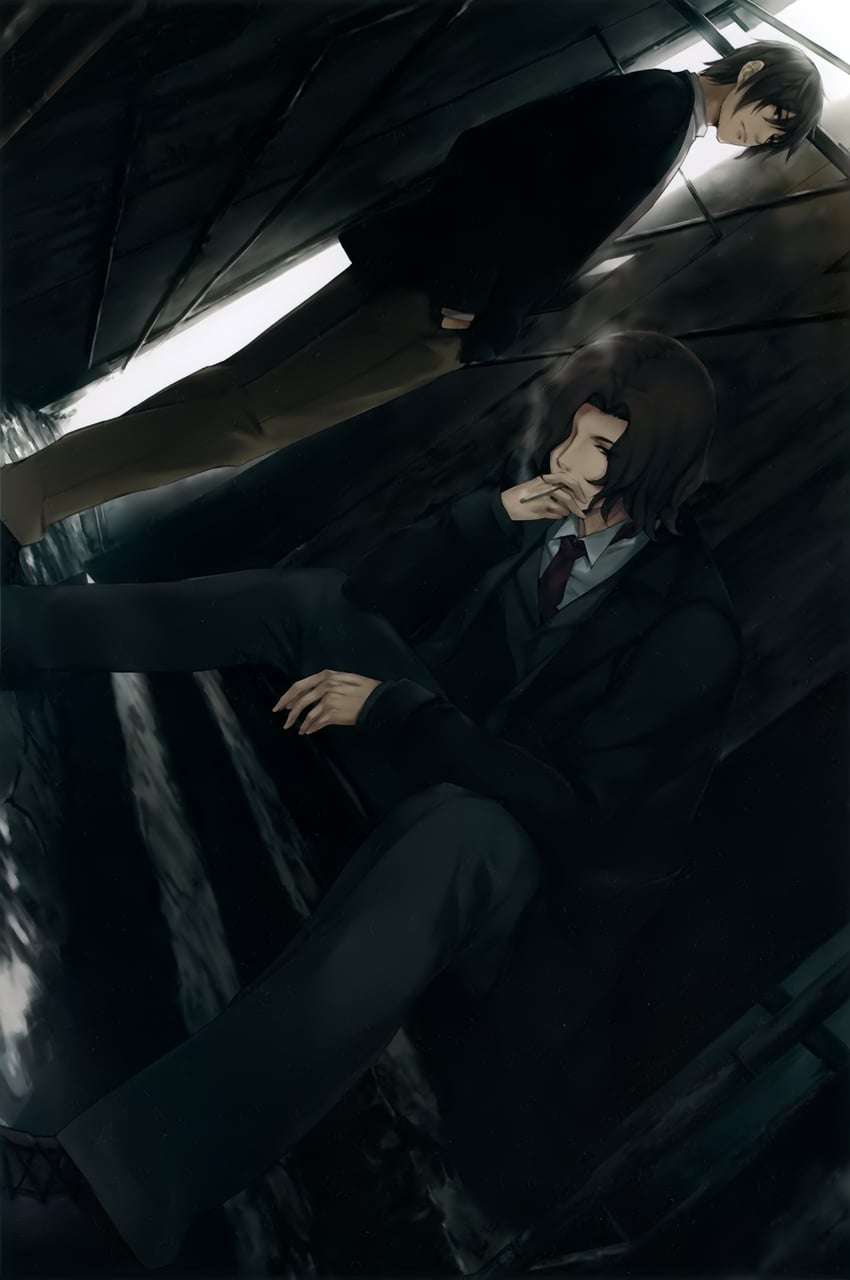 tokisaka reiji and masaki tomoyuki (innocent grey and 1 more) drawn by sugina_miki