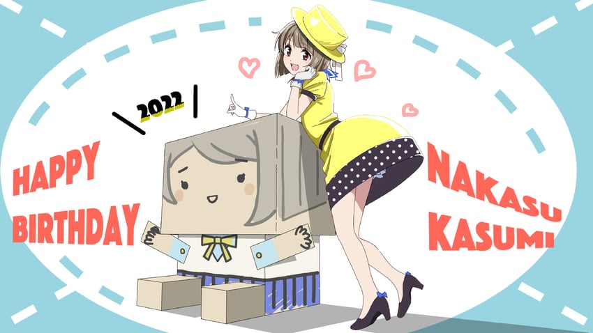 nakasu kasumi (love live! and 1 more) drawn by yokota_takumi