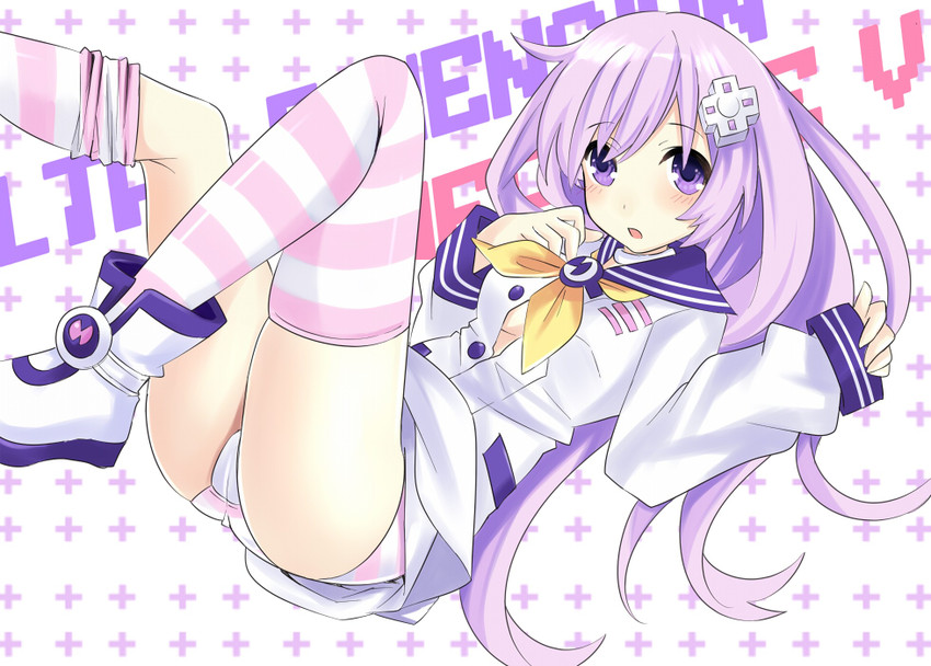 nepgear (neptune and 2 more) drawn by mikan_no_shiru