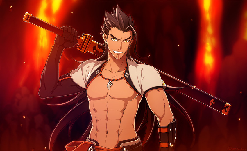 shigure rangetsu (tales of and 1 more) drawn by nakamura_hiro_(nobody10ch)