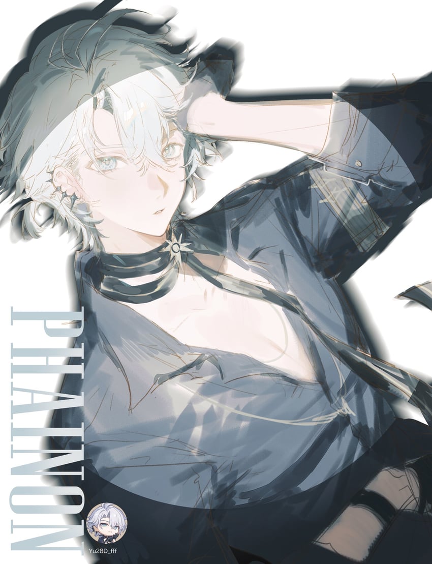 phainon (honkai and 1 more) drawn by yu28d_fff