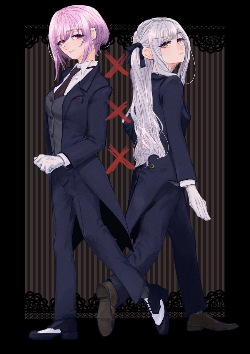 togawa sakiko and yuutenji nyamu (bang dream! and 1 more) drawn by doanobu8817