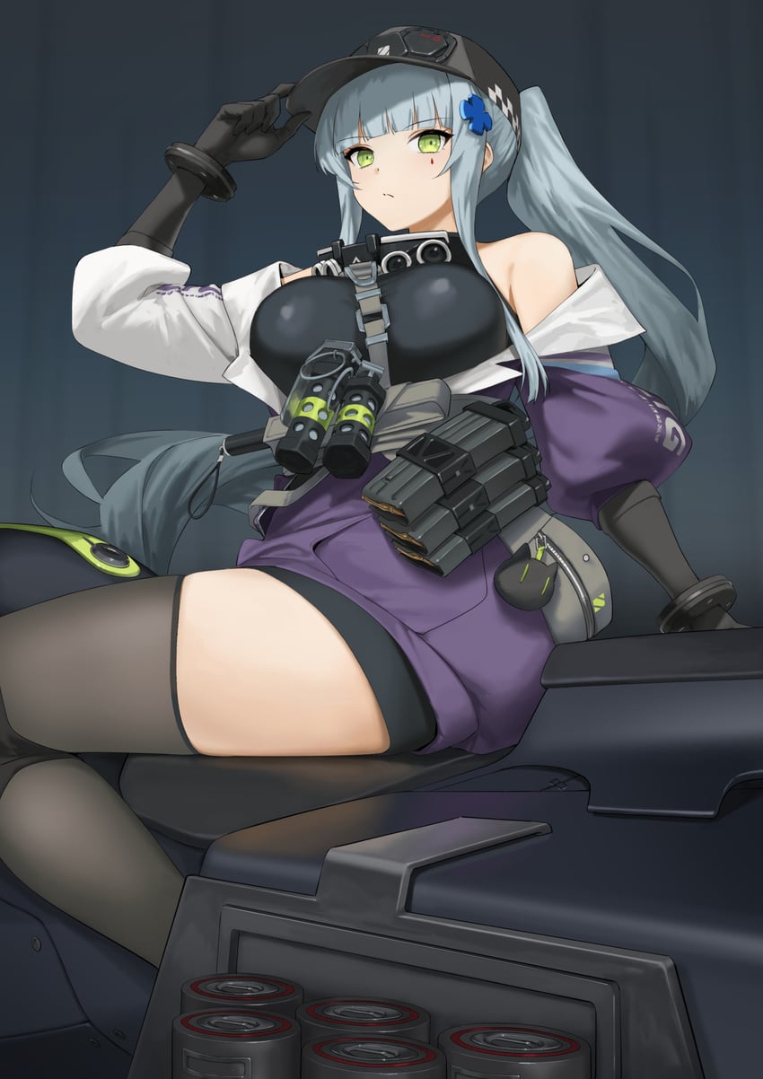 hk416 and klukai (girls' frontline and 1 more) drawn by ochiaki