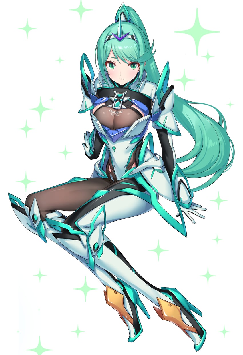pneuma (xenoblade chronicles and 1 more) drawn by green322