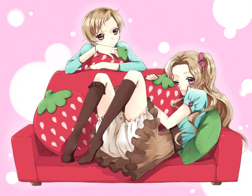 nunnally vi britannia and rolo lamperouge (code geass) drawn by aikawa_(corokera)