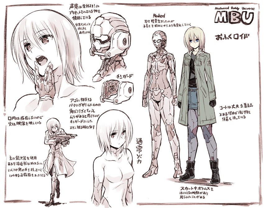 blau (mechanical buddy universe) drawn by kato_takuji