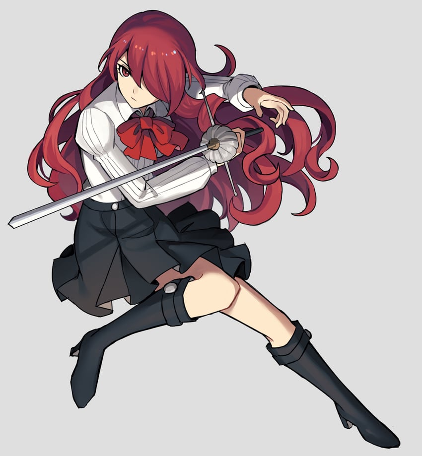 kirijou mitsuru (persona and 1 more) drawn by kuki_tan