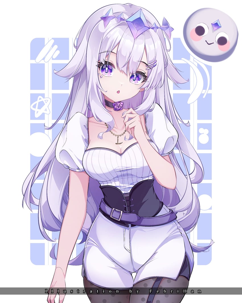 koseki bijou and pebble (hololive and 1 more) drawn by febriihan