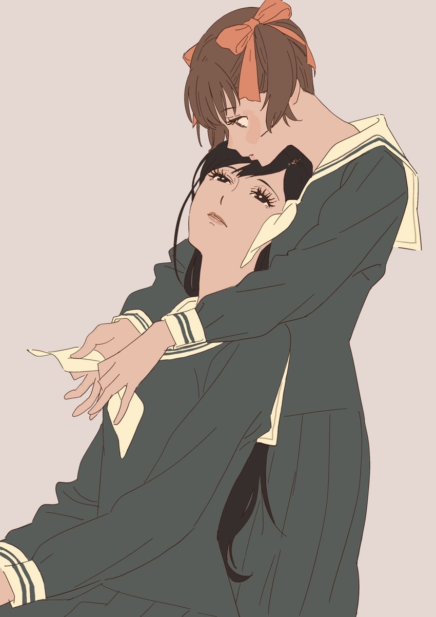 fukuzawa yumi and ogasawara sachiko (maria-sama ga miteru) drawn by 55bata6rou
