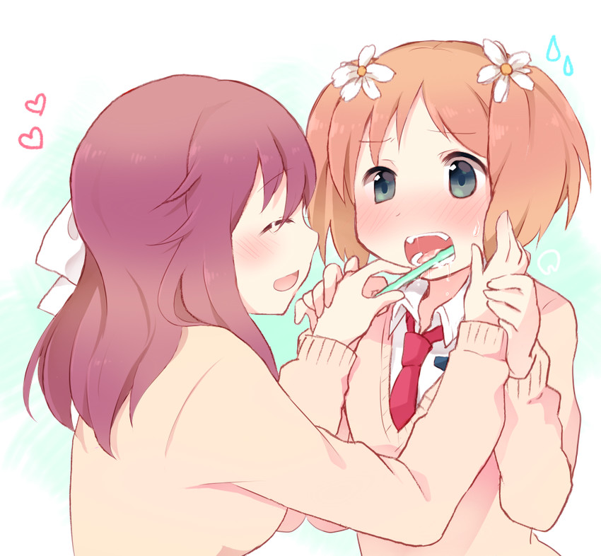takayama haruka and sonoda yuu (sakura trick) drawn by tarabagani