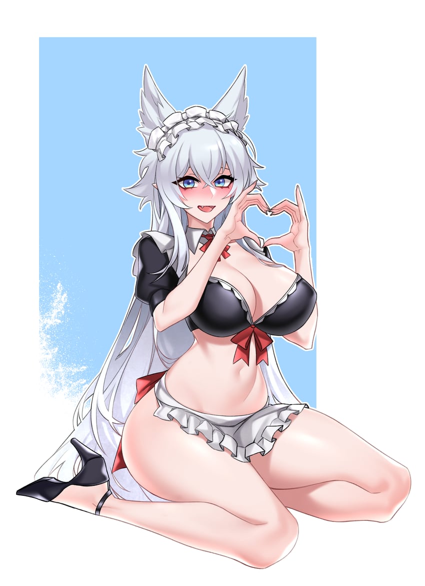 fenrys (lv2 kara cheat datta moto yuusha kouho no mattari isekai life) drawn by dogs_(dlrkdejr26)