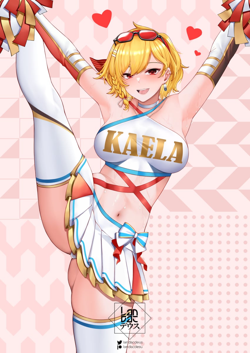 kaela kovalskia (hololive and 1 more) drawn by landacdeus
