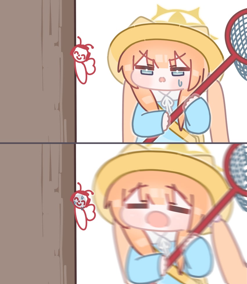 sensei, doodle sensei, and mari (blue archive and 1 more) drawn by horuhara