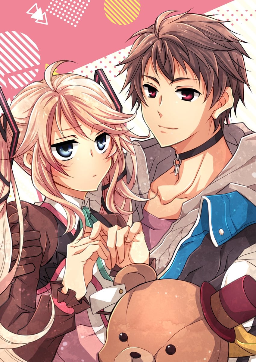 nadia rayne and swin abel (eiyuu densetsu and 2 more) drawn by satsuki_(chaosmode)