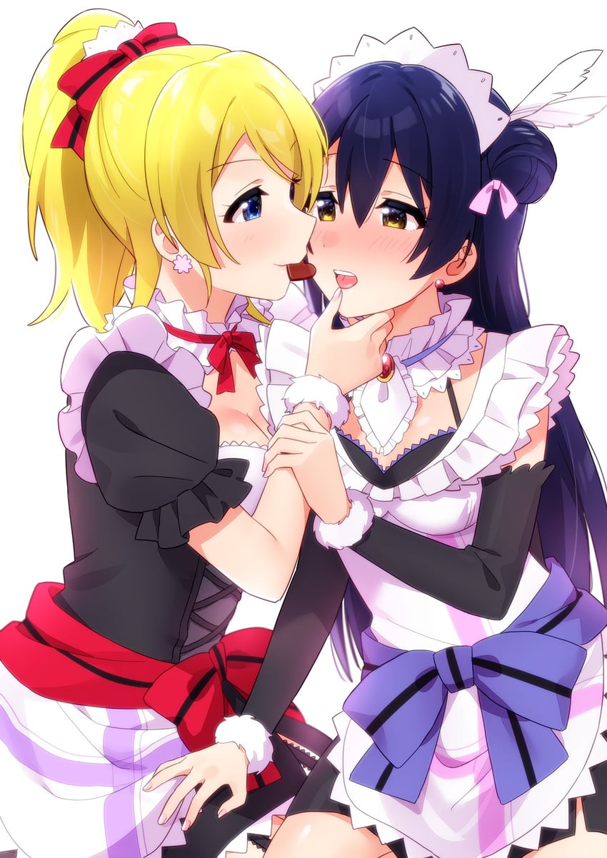 sonoda umi and ayase eli (love live! and 1 more) drawn by nanatsu_no_umi