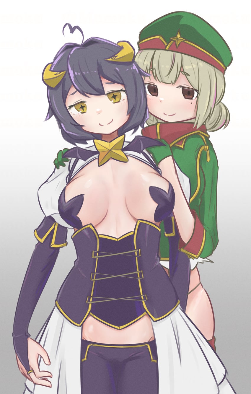 hiiragi utena, magia baiser, araga kiwi, and leoparde (mahou shoujo ni akogarete) drawn by momoku