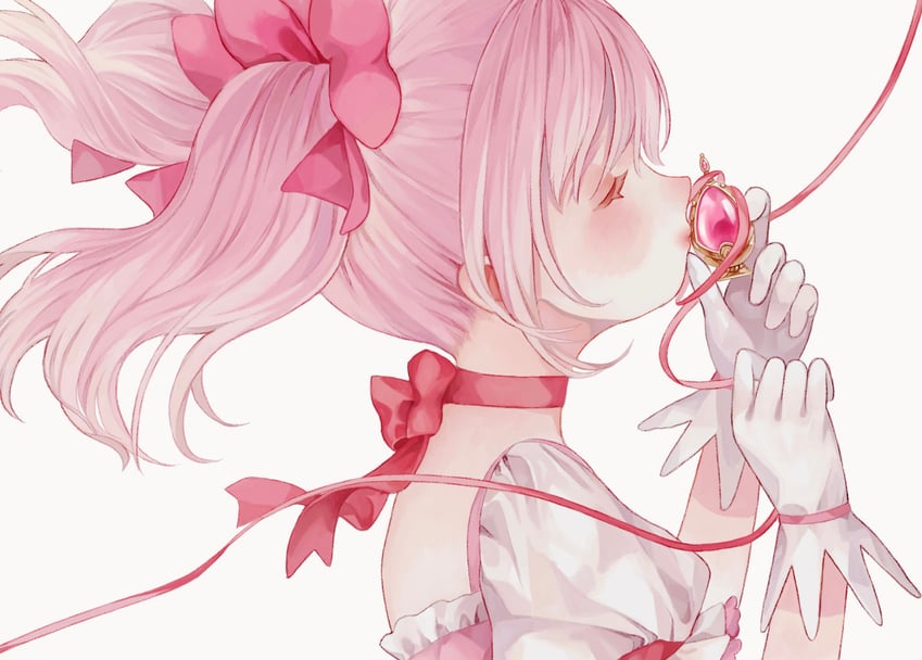 kaname madoka (mahou shoujo madoka magica) drawn by mo_sakana