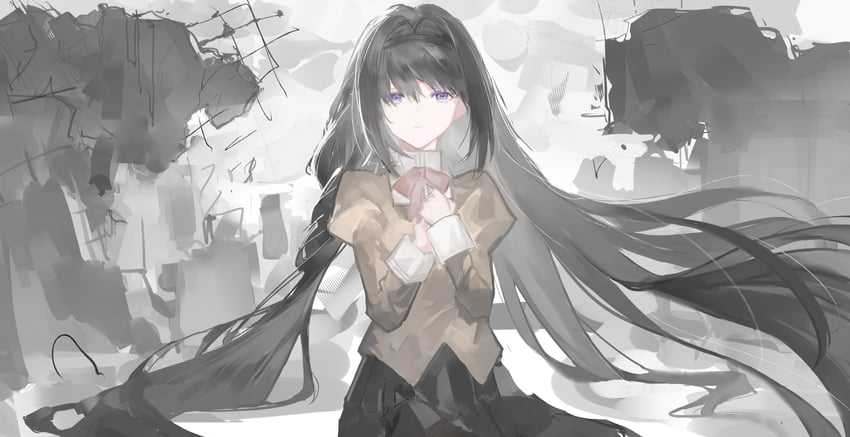 akemi homura (mahou shoujo madoka magica) drawn by yisi_ww