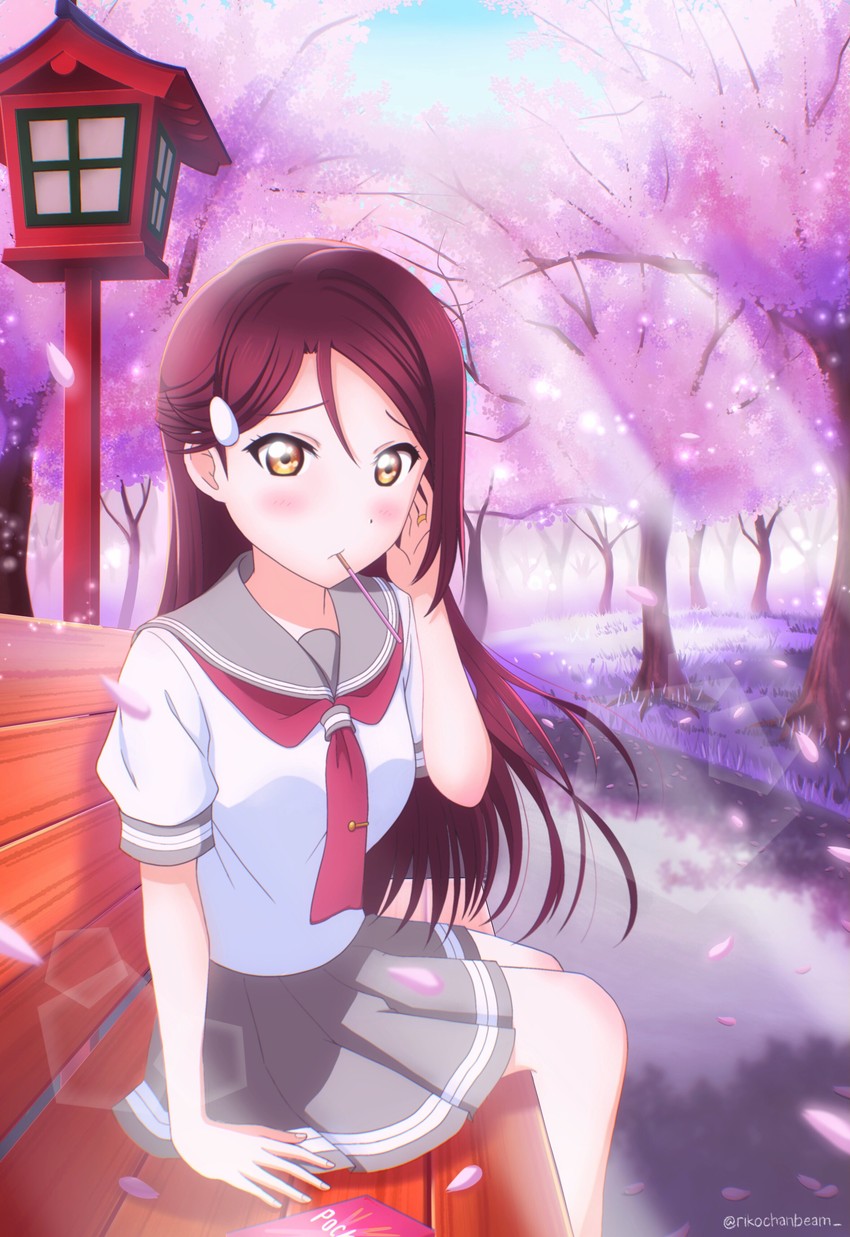 sakurauchi riko (love live! and 1 more) drawn by busterbeam
