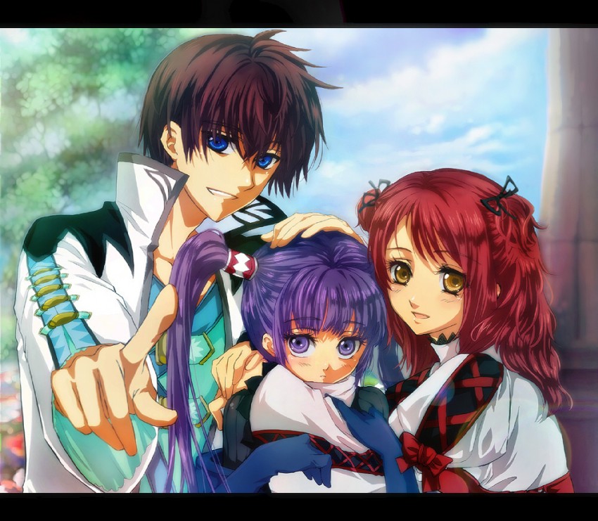 sophie, asbel lhant, and cheria barnes (tales of and 1 more) drawn by nadir_(nadirnek)