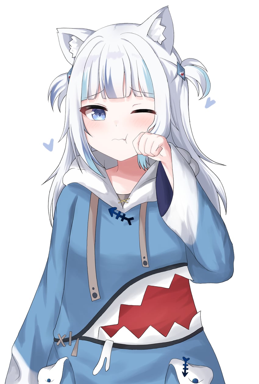 gawr gura (hololive and 1 more) drawn by hayumi_(hayumi03)