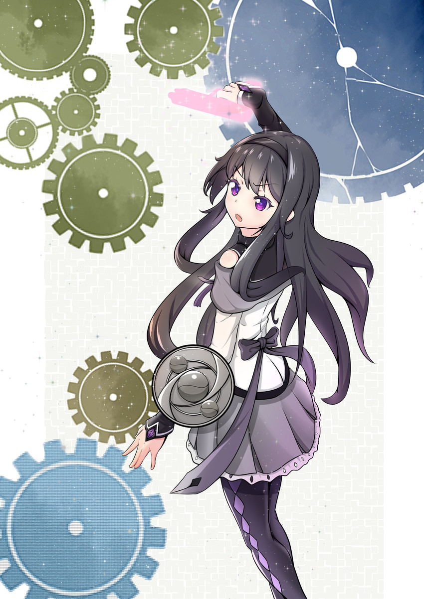 akemi homura (mahou shoujo madoka magica) drawn by lazy_yuanying