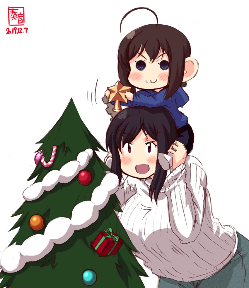 shigure and yamashiro (kantai collection) drawn by kanon_(kurogane_knights)