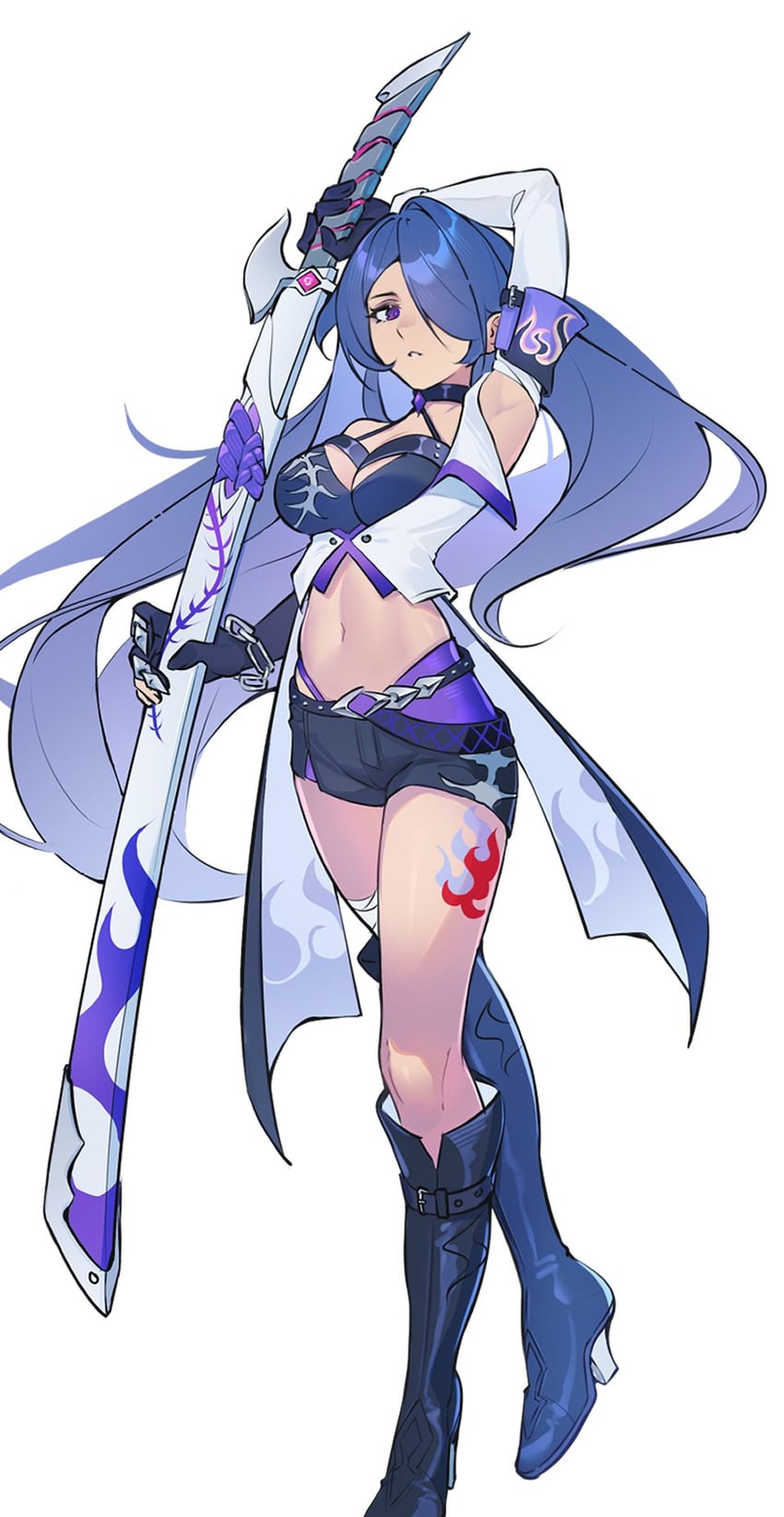acheron (honkai and 1 more) drawn by bea_lenoir