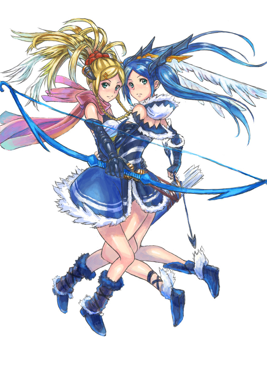 idunn & idunna (puzzle & dragons) drawn by cocoroten