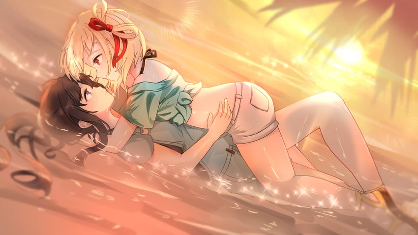 nishikigi chisato and inoue takina (lycoris recoil) drawn by tudili