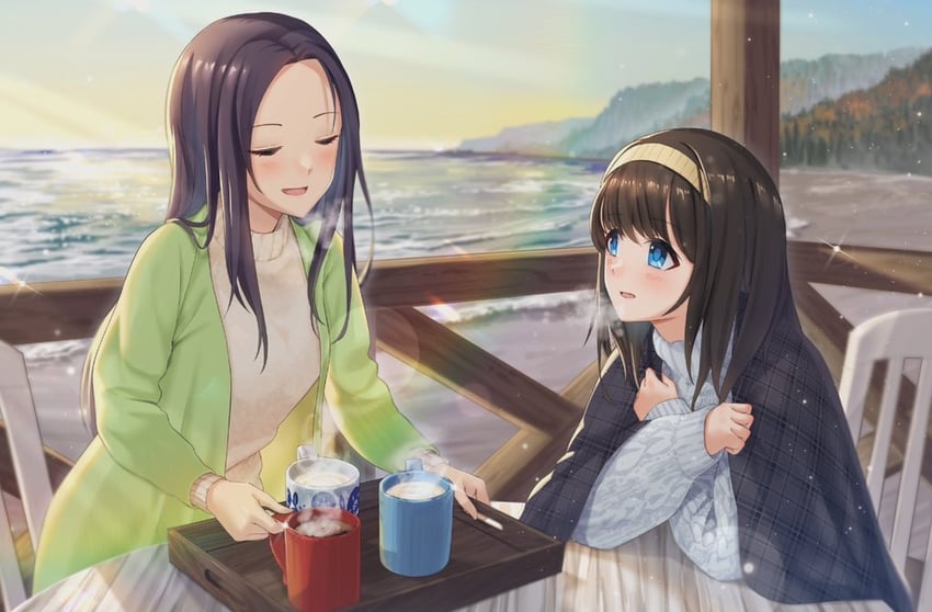 sagisawa fumika and sena shiori (idolmaster and 1 more) drawn by kaiso_(kaisooekaki)