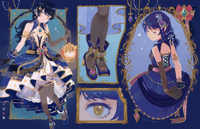 sonoda umi (love live! and 1 more) drawn by ohayo_tamago