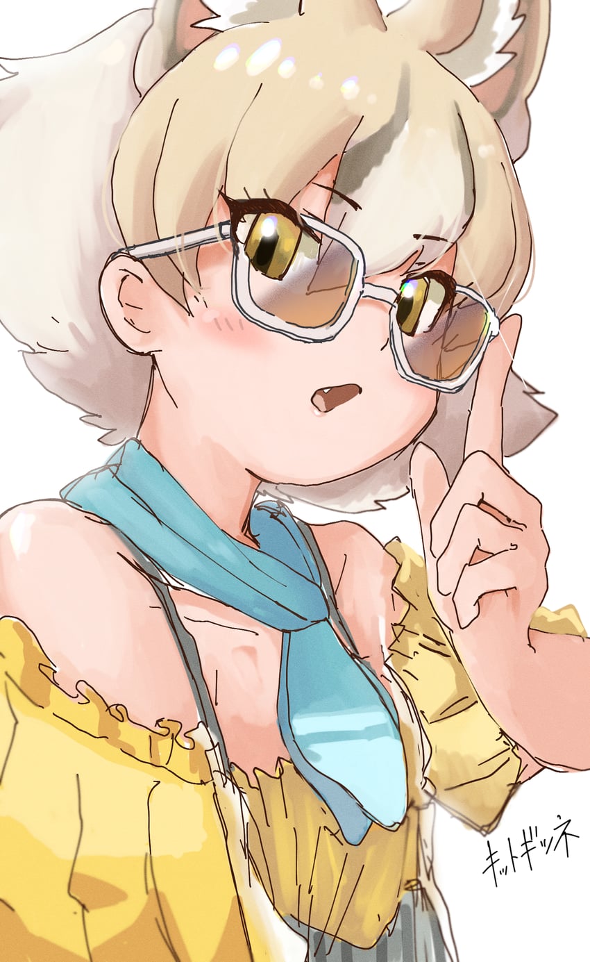 kit fox (kemono friends and 1 more) drawn by fuzhuz