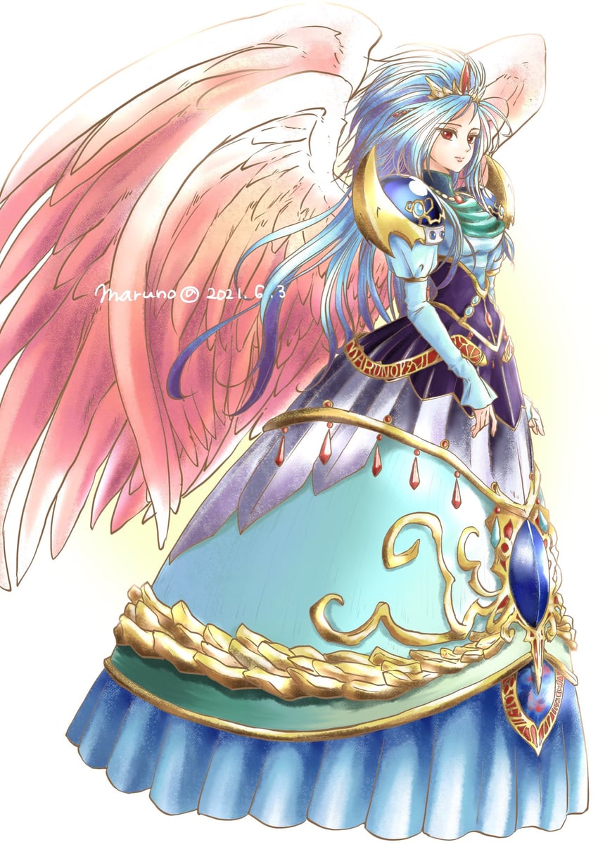 nina (breath of fire and 1 more) drawn by maruno
