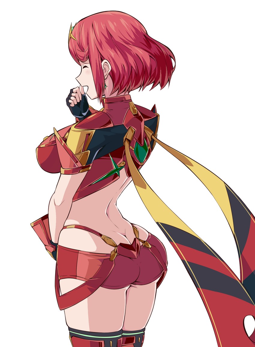 pyra (xenoblade chronicles and 1 more) drawn by shimure_(460)