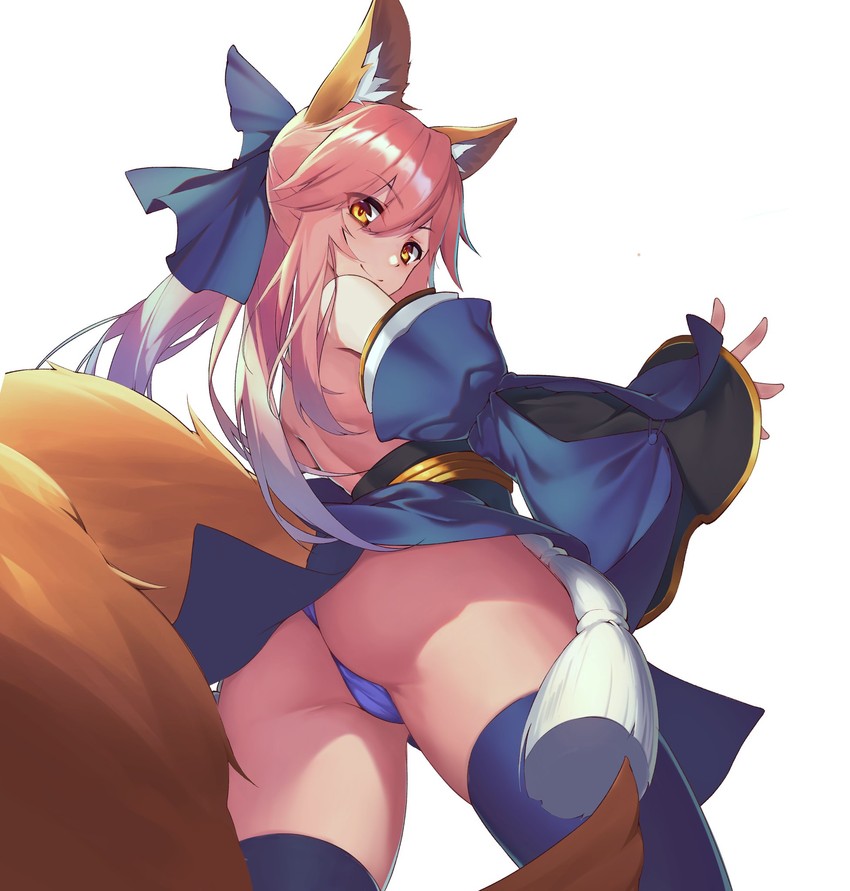 tamamo and tamamo no mae (fate and 1 more) drawn by ninsaki_(9saki)