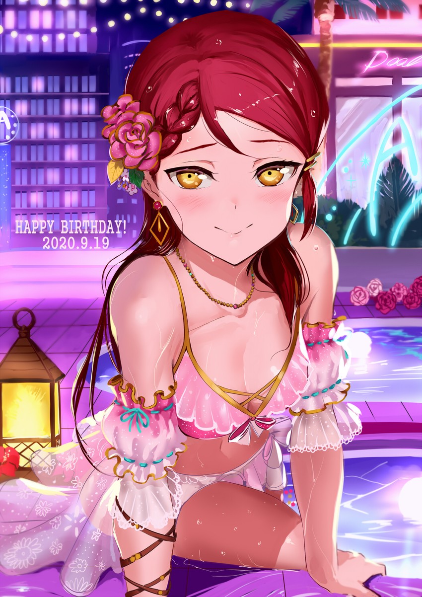 sakurauchi riko (love live! and 1 more) drawn by jyon