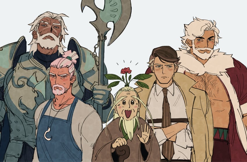 eggnog cookie, almond cookie, tea knight cookie, ginseng cookie, and salt cookie (cookie run and 2 more) drawn by quietgom