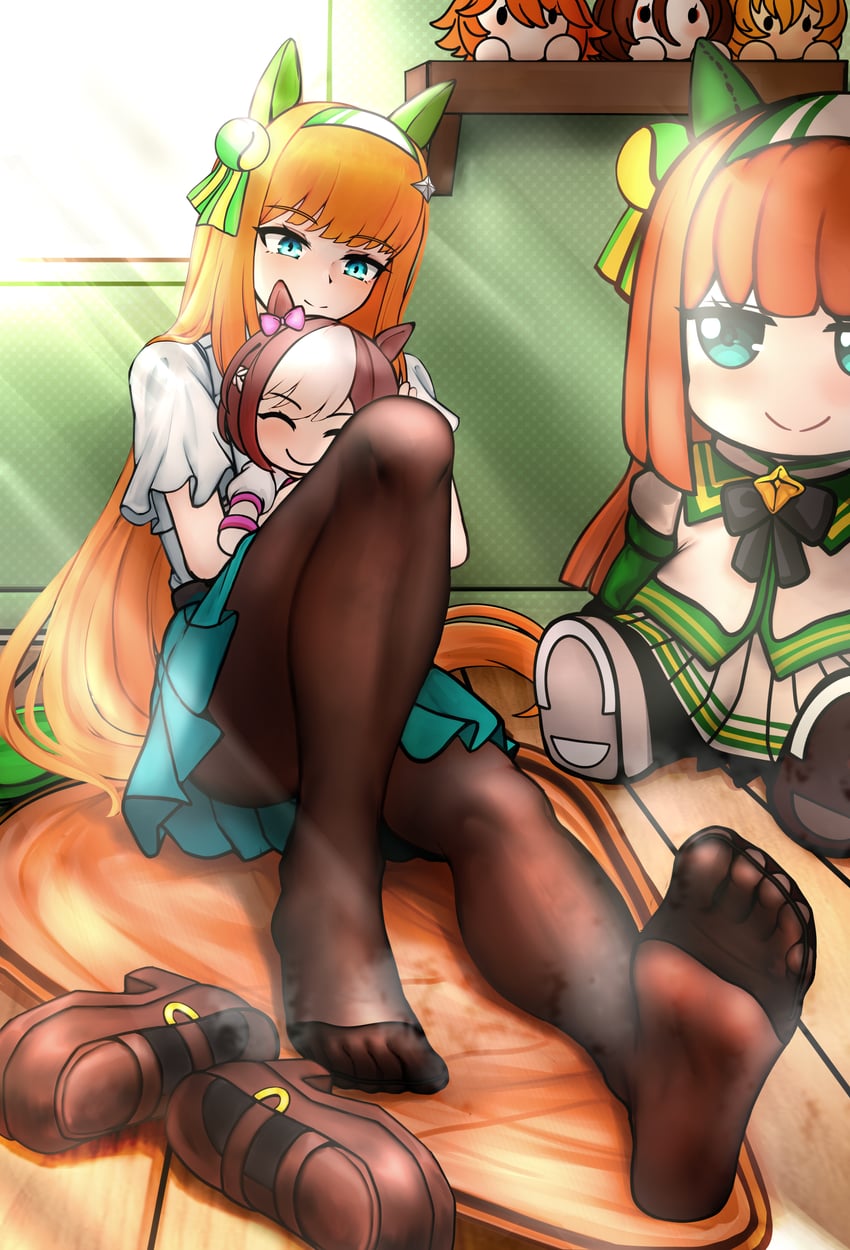 silence suzuka, special week, air groove, matikanefukukitaru, and taiki shuttle (umamusume) drawn by bunny_211