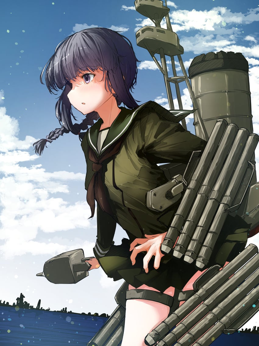 kitakami and kitakami kai (kantai collection) drawn by yamamori_oyatsu