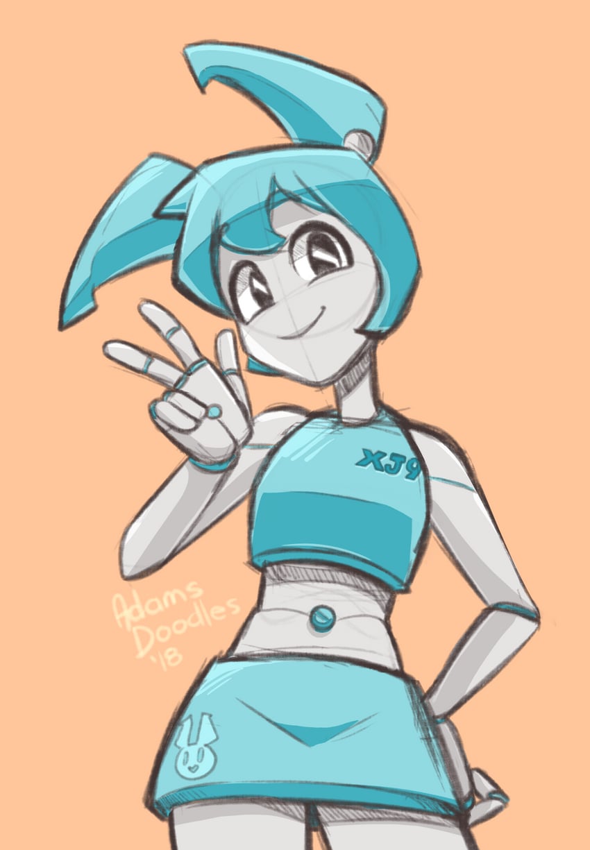 jenny wakeman (my life as a teenage robot) drawn by doosio