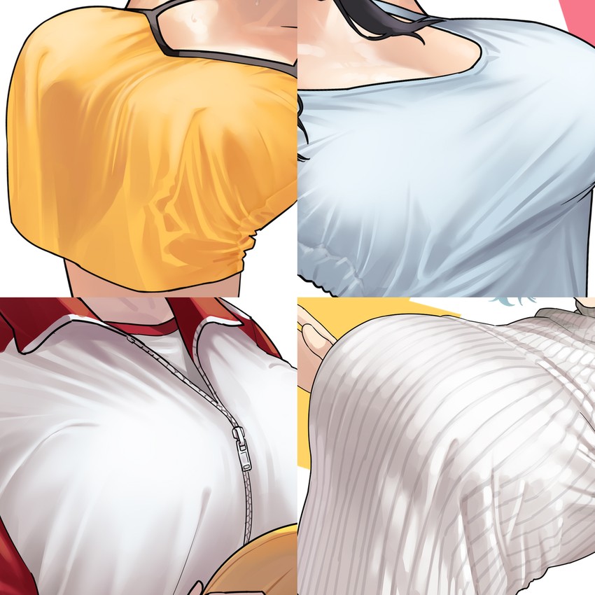 sasaki kanna and sasaki miyuki (gaki kyonyuu) drawn by kaedeko_(kaedelic)