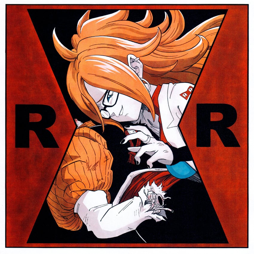 android 21 and dr. gero (dragon ball and 2 more) drawn by silverwoodwork